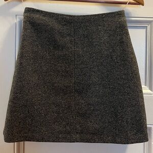 Aritzia Grey Sweater Work Skirt